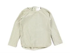 Lil Atelier dried sage stribet badebluse UPF 50+